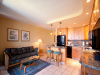 Kihei Surfside unit 306 view of the Living room and Kitchen
