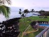 Kihei Surfside unit 401 view onto the lawn and pool area