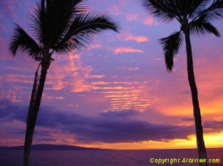 Sunset at the Kihei Surfside