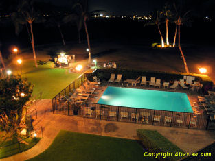 Night Time at the Kihei Surfside Pool